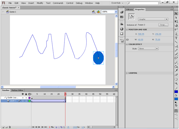 Guide Motion Path